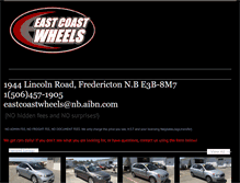 Tablet Screenshot of eastcoastwheels.ca